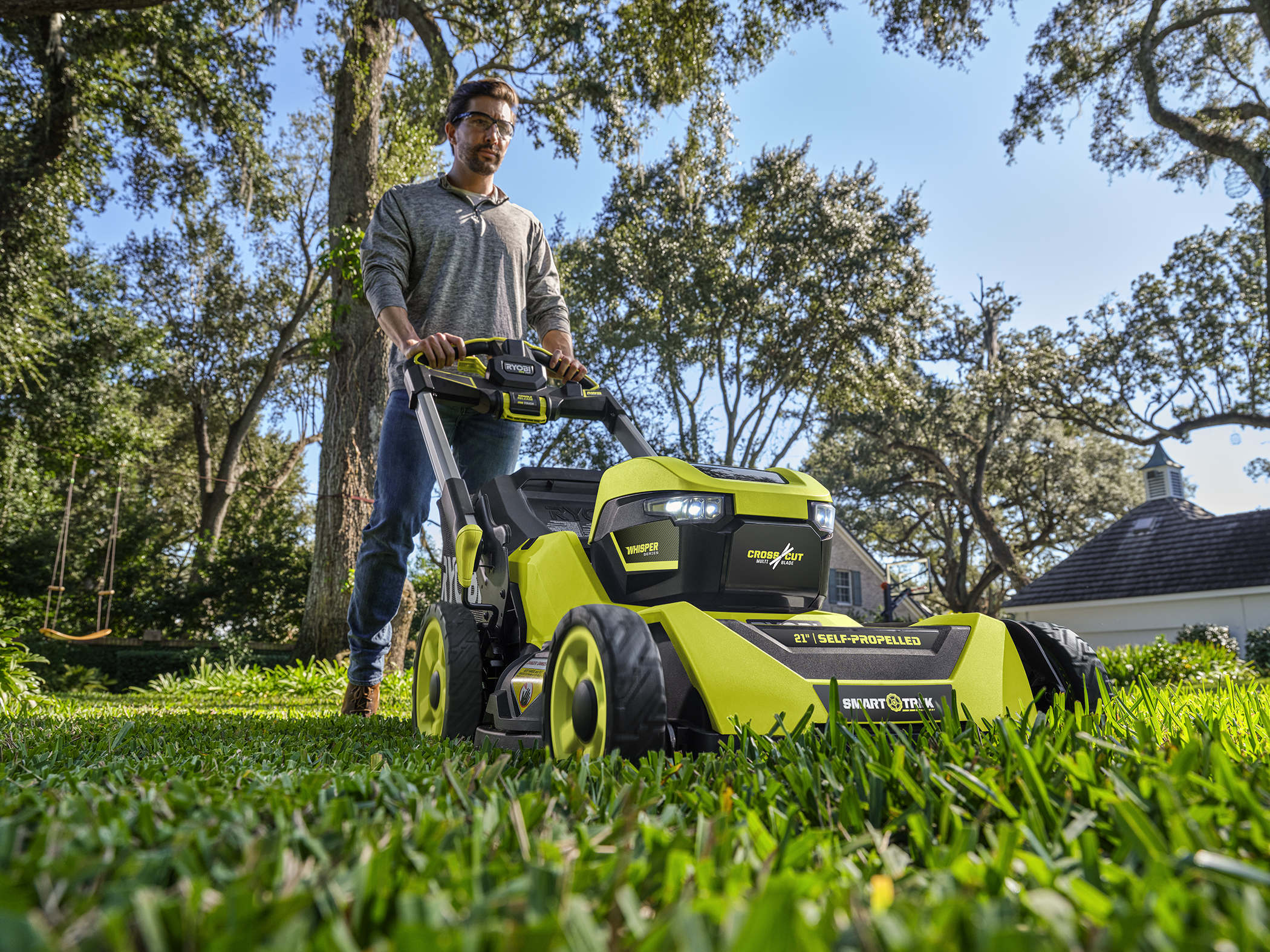 40V HP BRUSHLESS 21 SELF PROPELLED AWD. RYOBI Tools