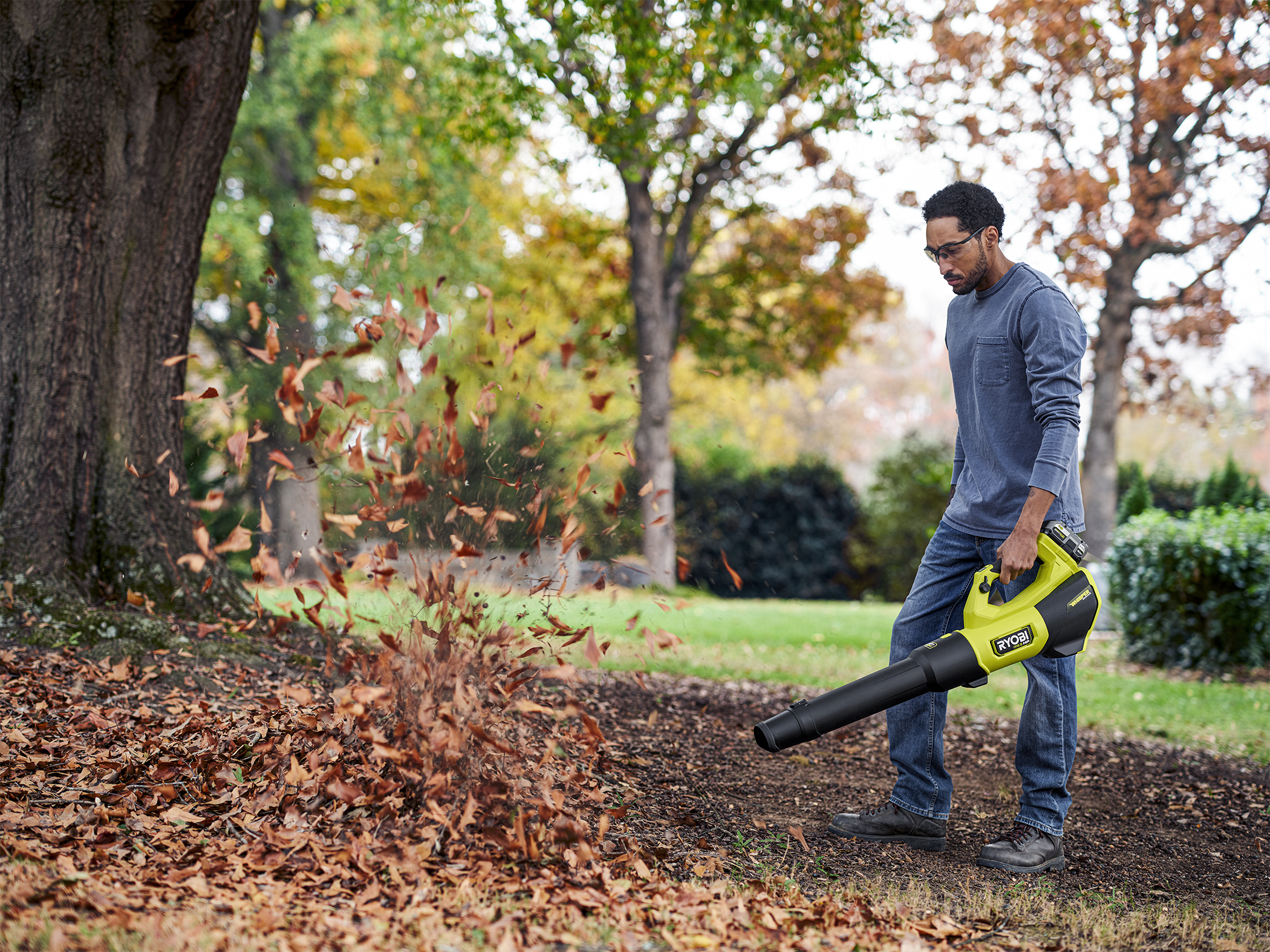 Ryobi lightweight leaf blower sale