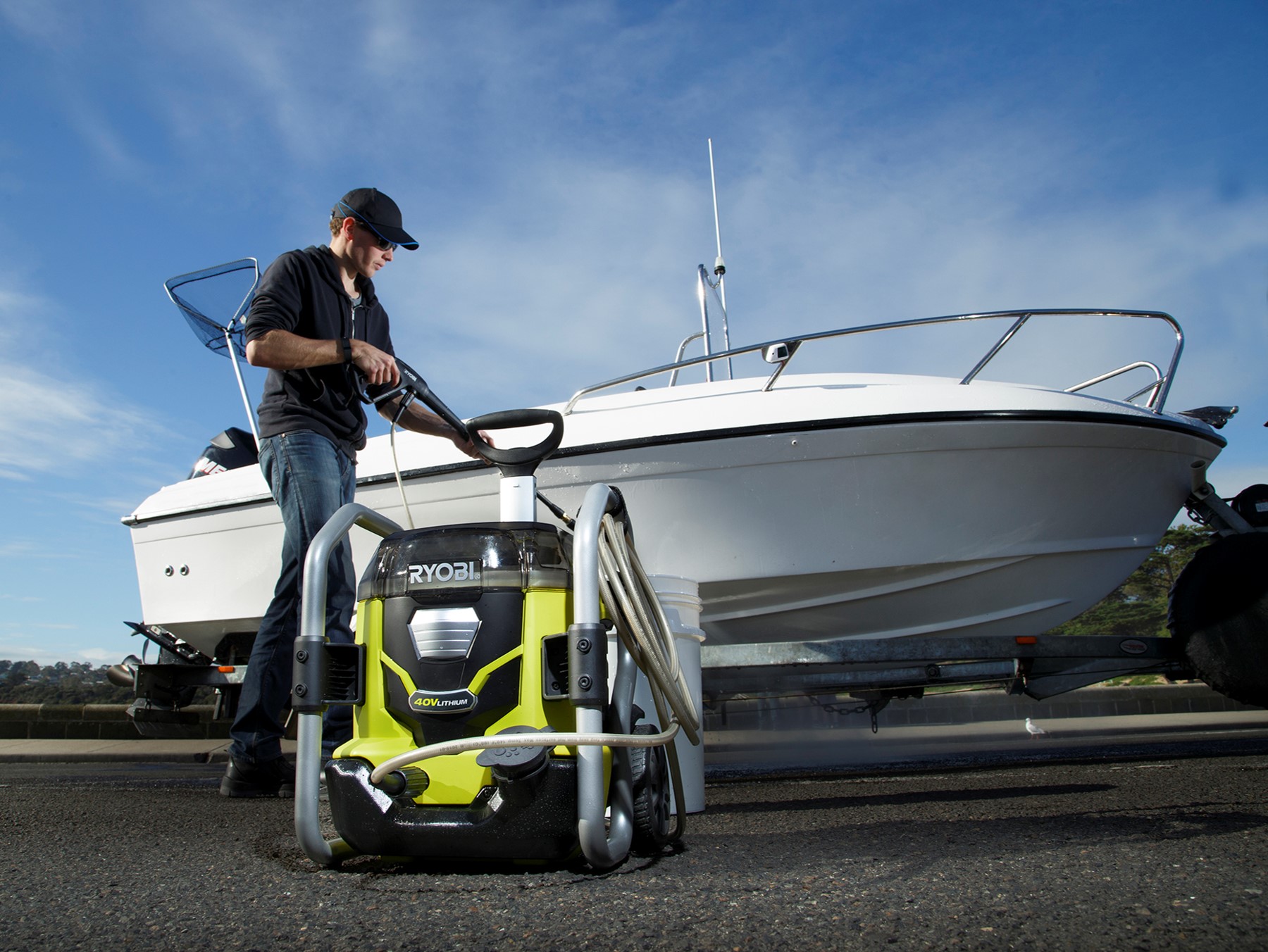 Ryobi 36v cordless pressure outlet washer