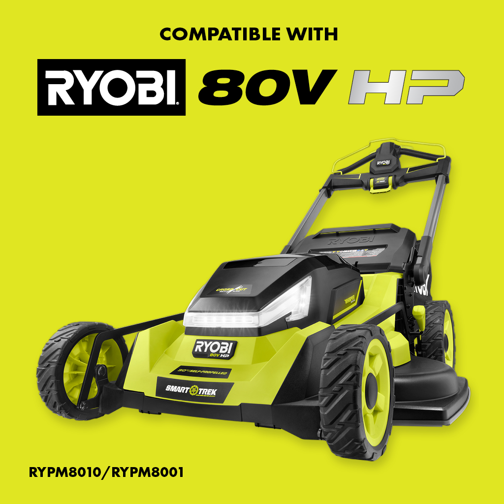 Compatible with RYOBI 80V Brushless 30” Self-Propelled Multi-Blade Mower