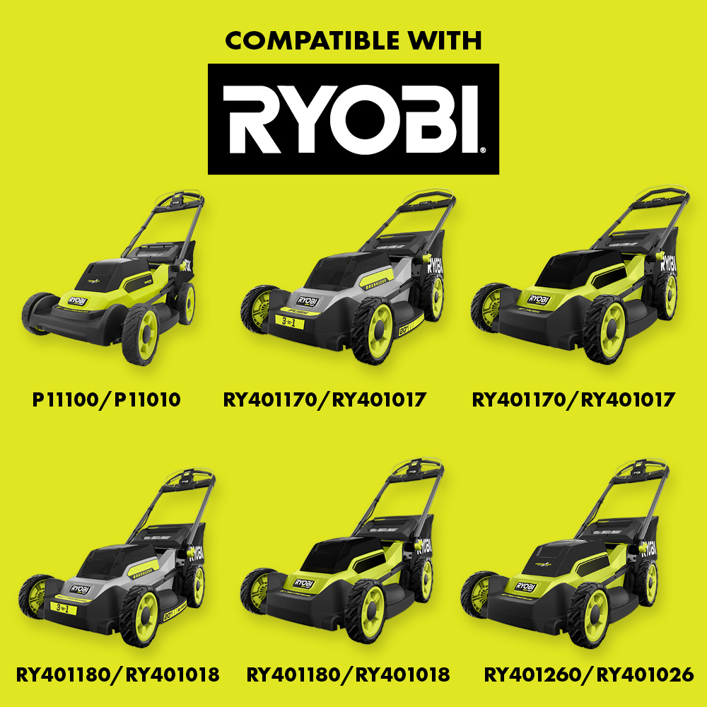 Compatible with RYOBI 20” Mowers