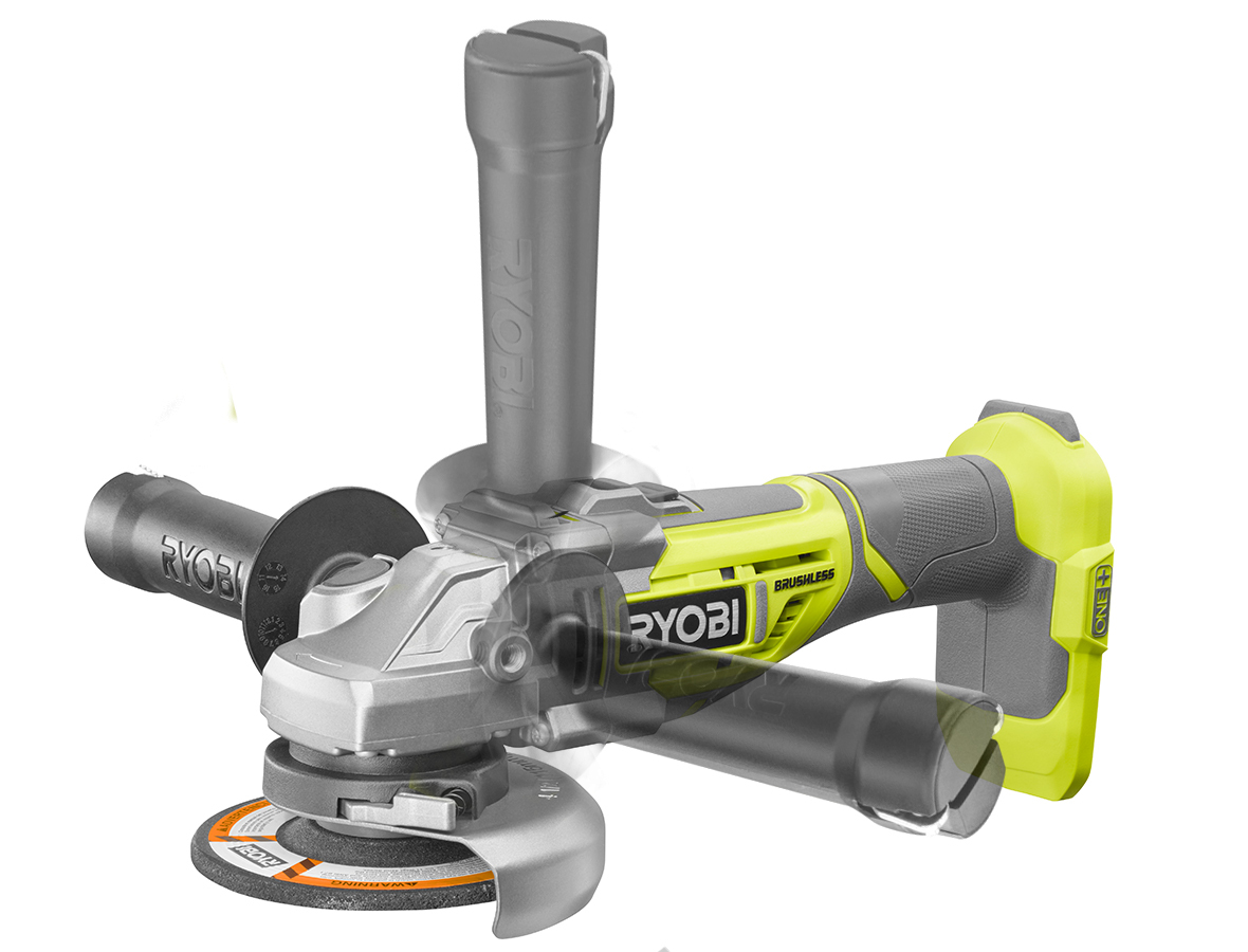 Details about   Ryobi P423 18V ONE 4-1/2 in Bare Tool Brushless Cut-Off Tool /Angle Grinder 