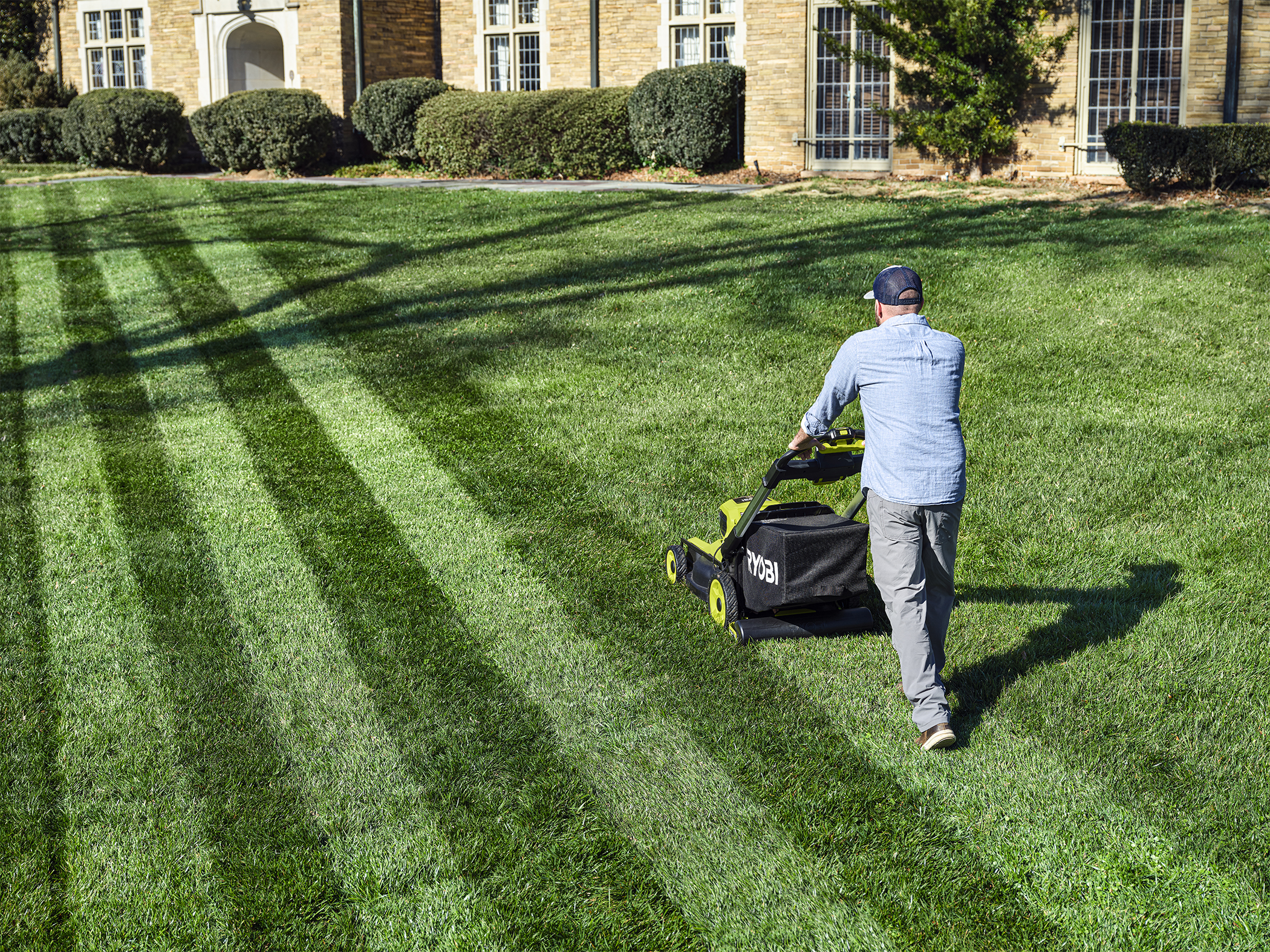 Create Clean Lawn Stripes