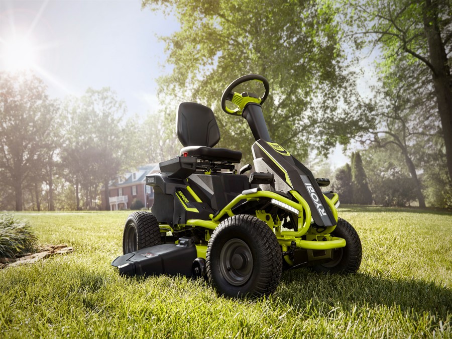 Small sit on discount mower