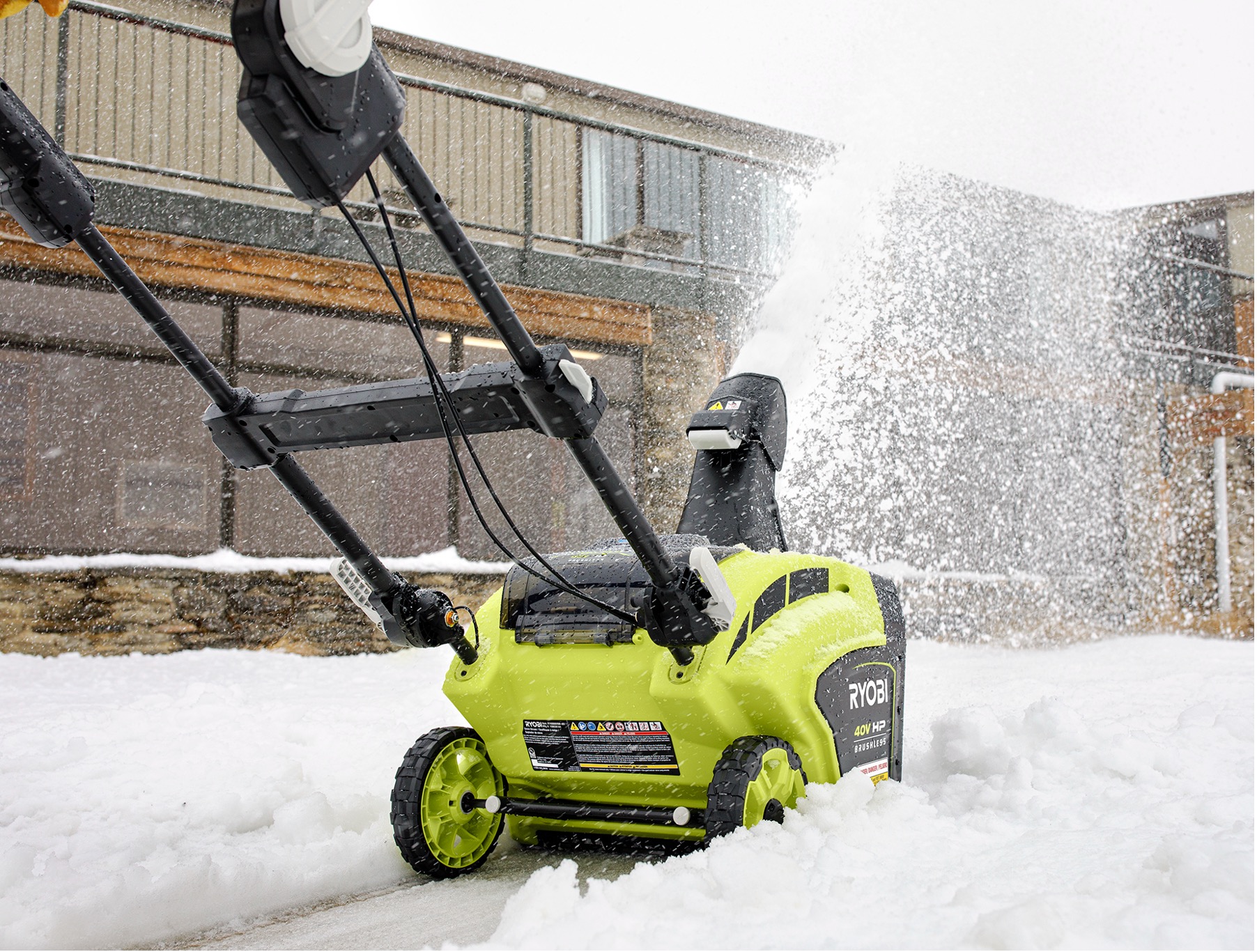 Powerful Snow Discharge