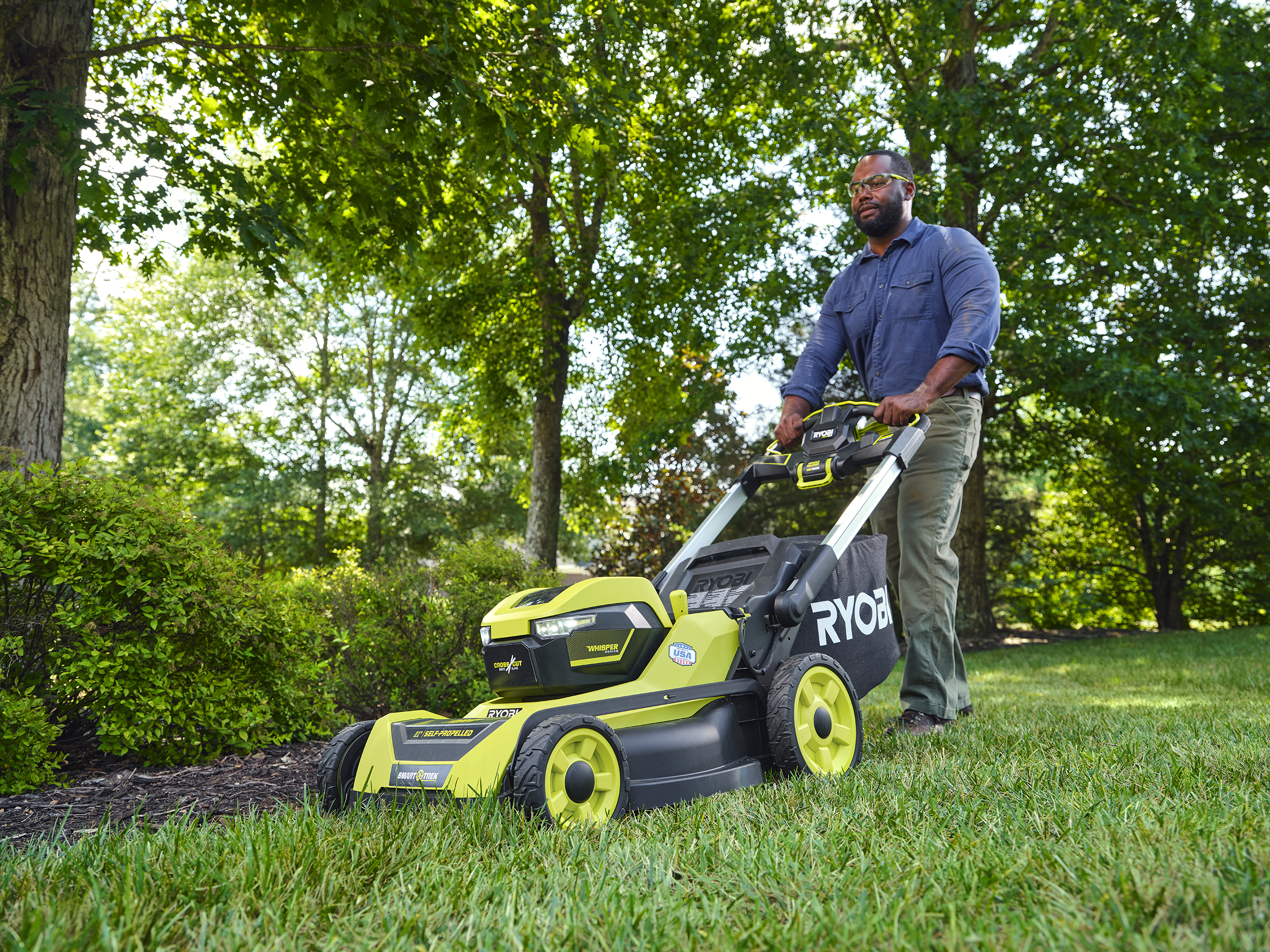 40V HP BRUSHLESS 21 SELF PROPELLED AWD. RYOBI Tools