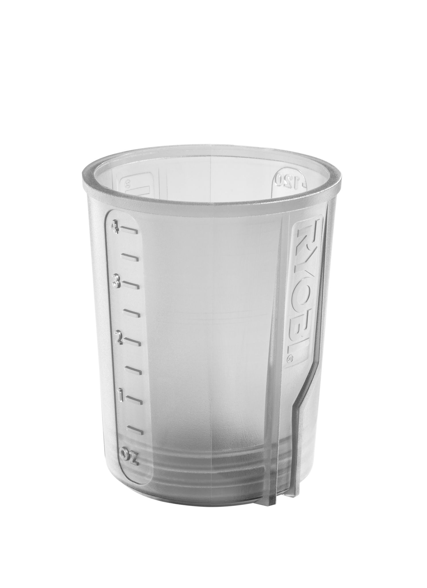 Included on-board measuring cup