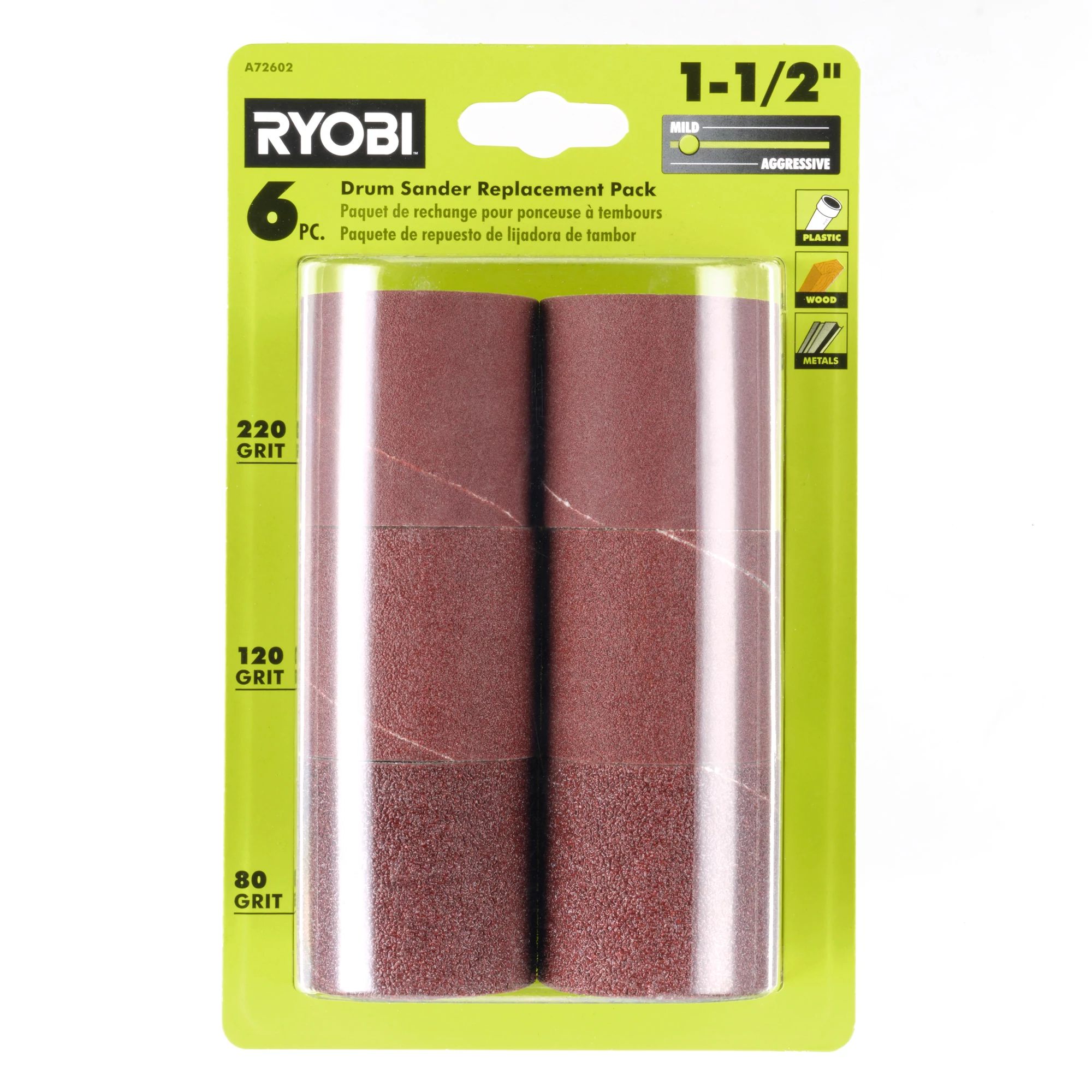 Photo: 80, 120 and 220 Grit Sanding Sleeves 