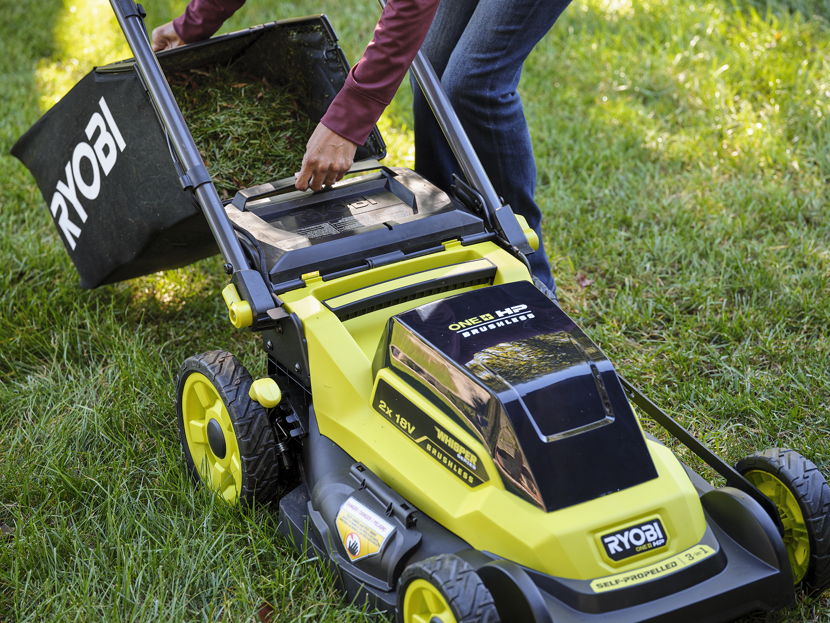 18v on sale lawn mower