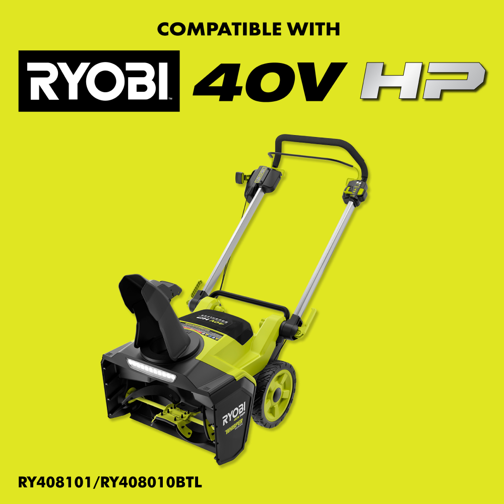 Compatible with RYOBI 40V Snow Blowers