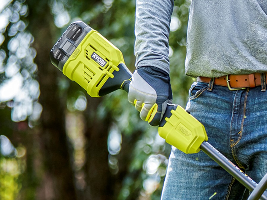 Ryobi brushless trimmer discount 18v