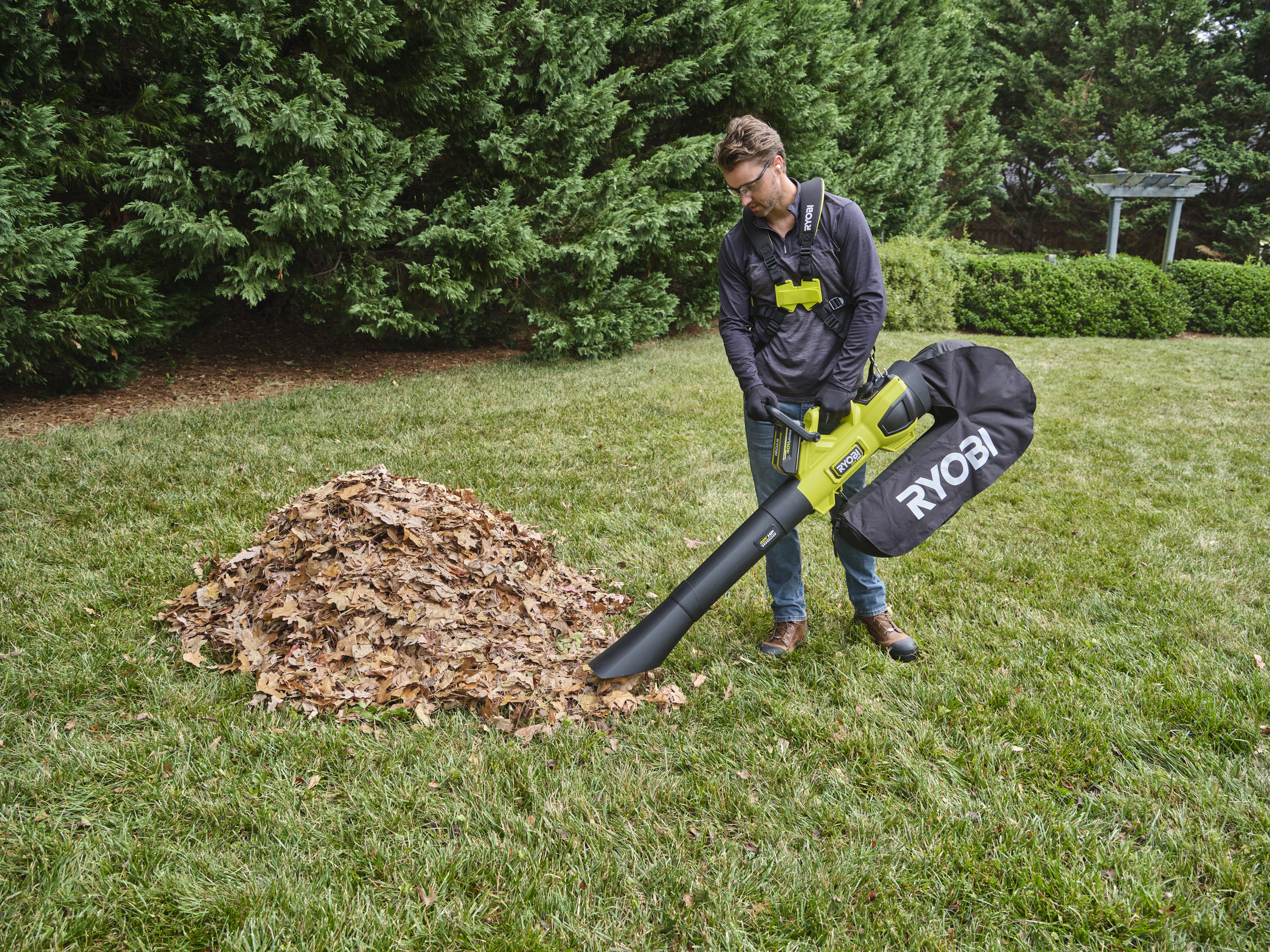 Ryobi cordless leaf vacuum sale