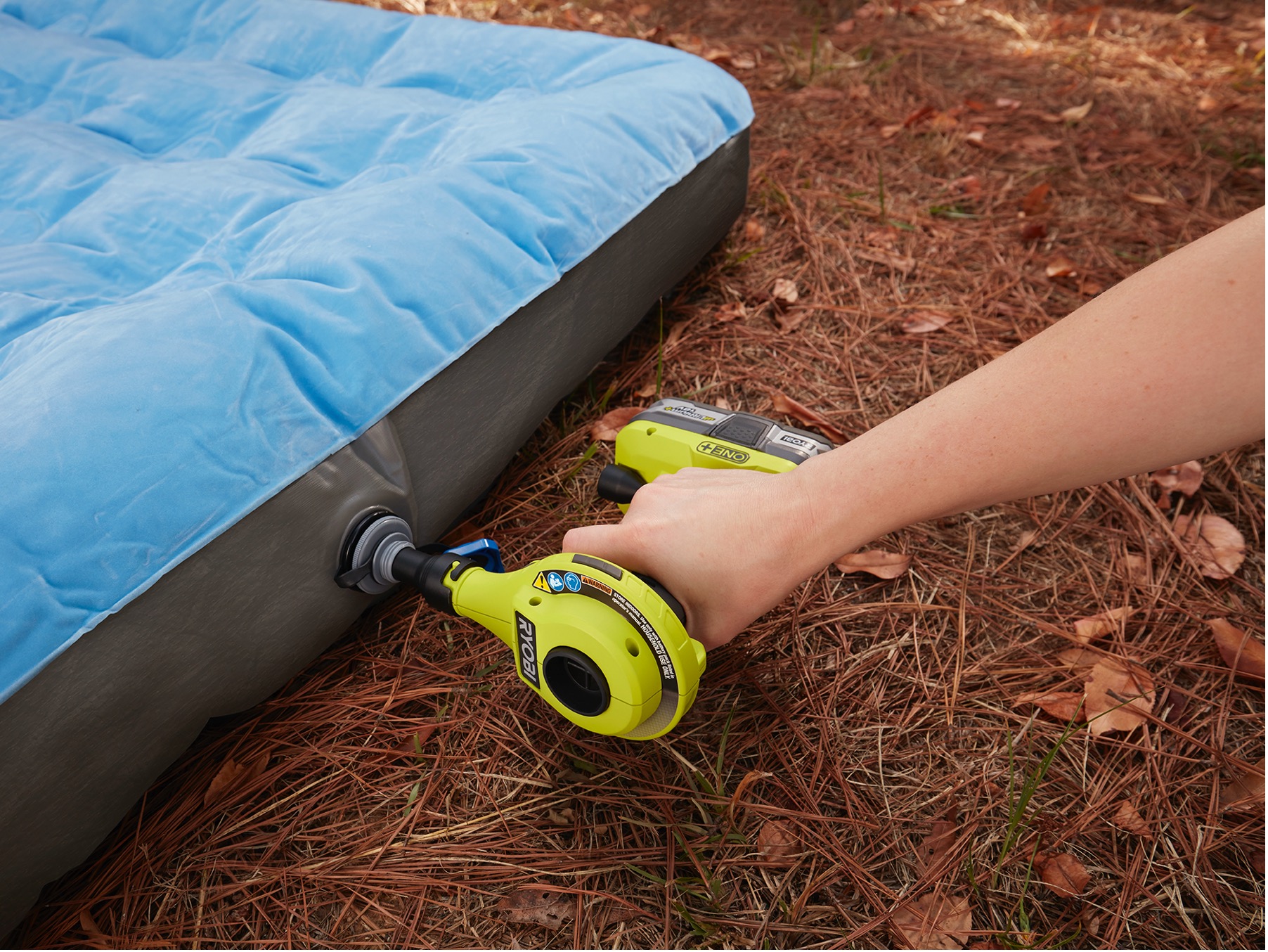 Ryobi portable best sale air pump