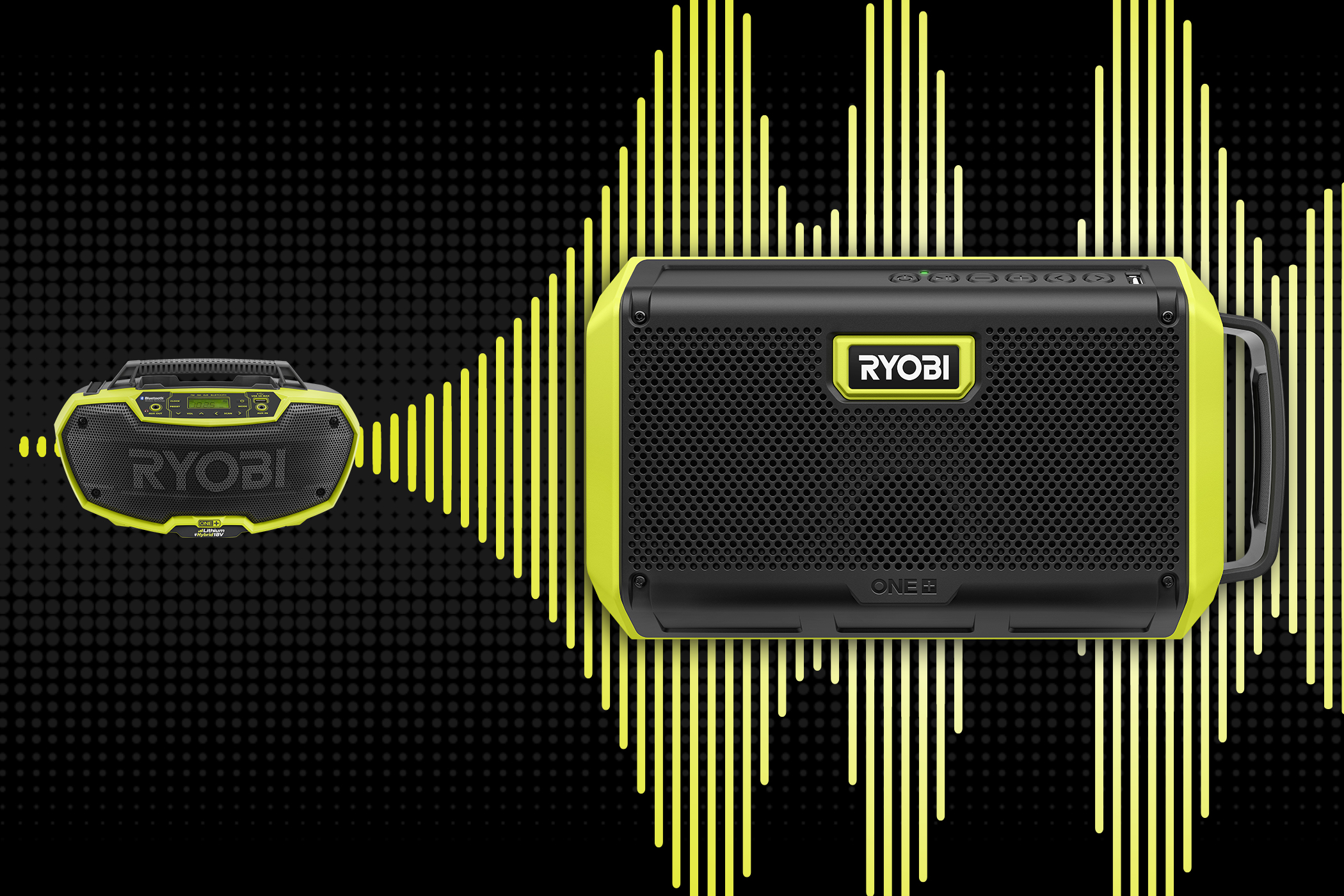 Radio/altavoz compacto con Bluetooth ONE+ de 18 V - Herramientas RYOBI