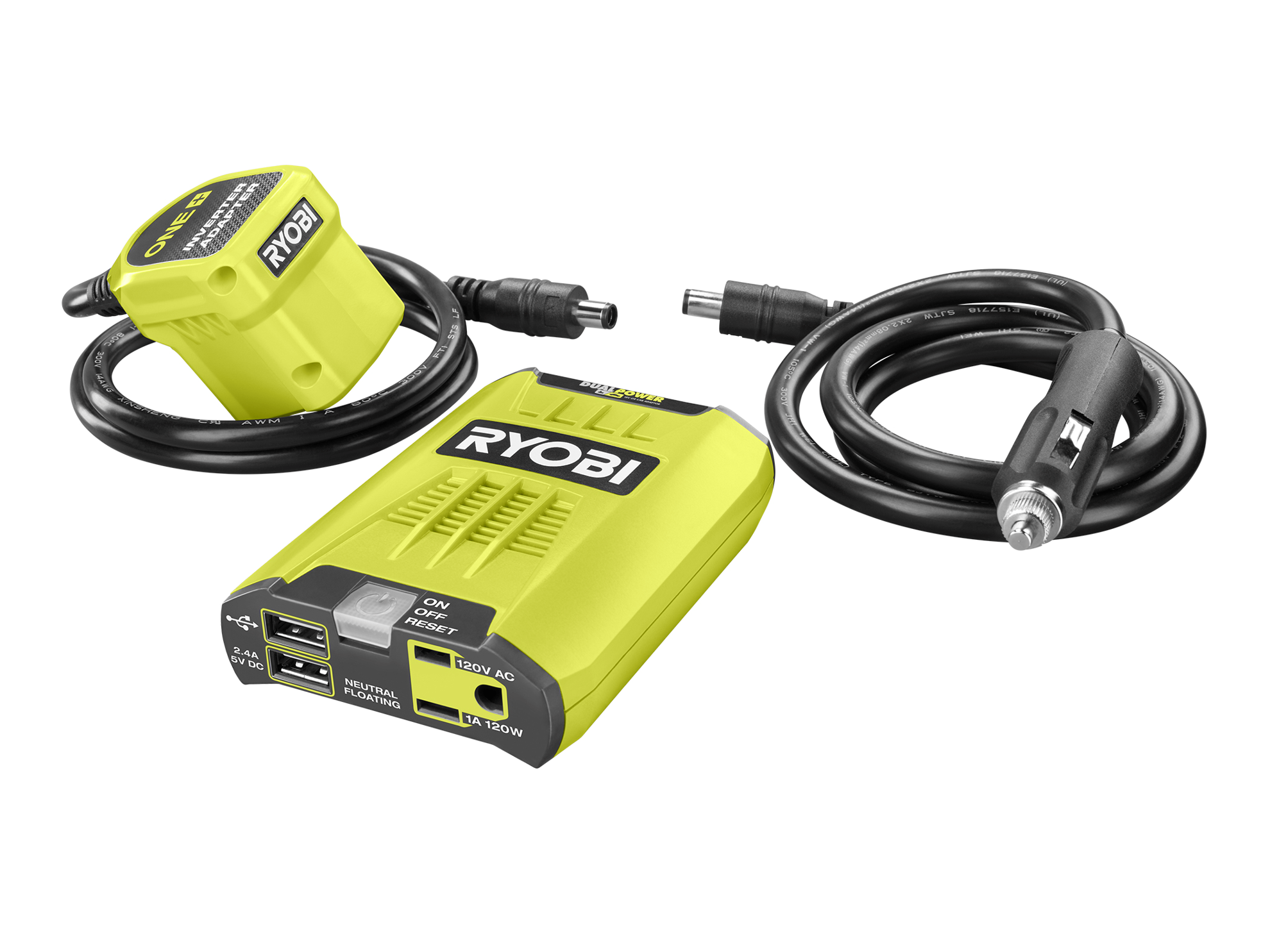 Includes Both 18V and 12V Power Adaptor Cables