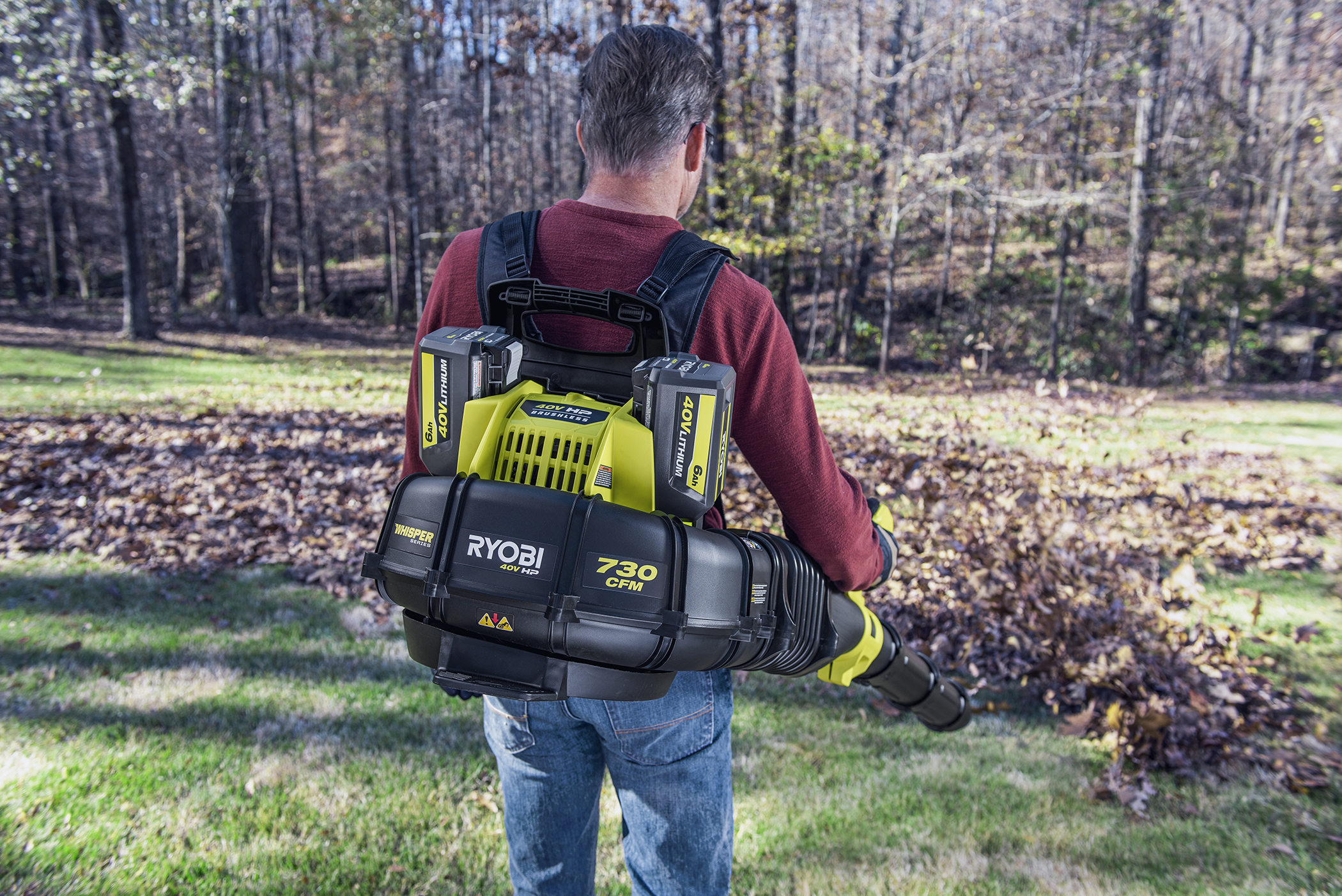 Ryobi 40v lithium cordless backpack blower sale