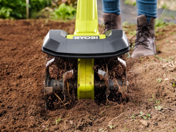 Ryobi cordless cultivator deals attachment