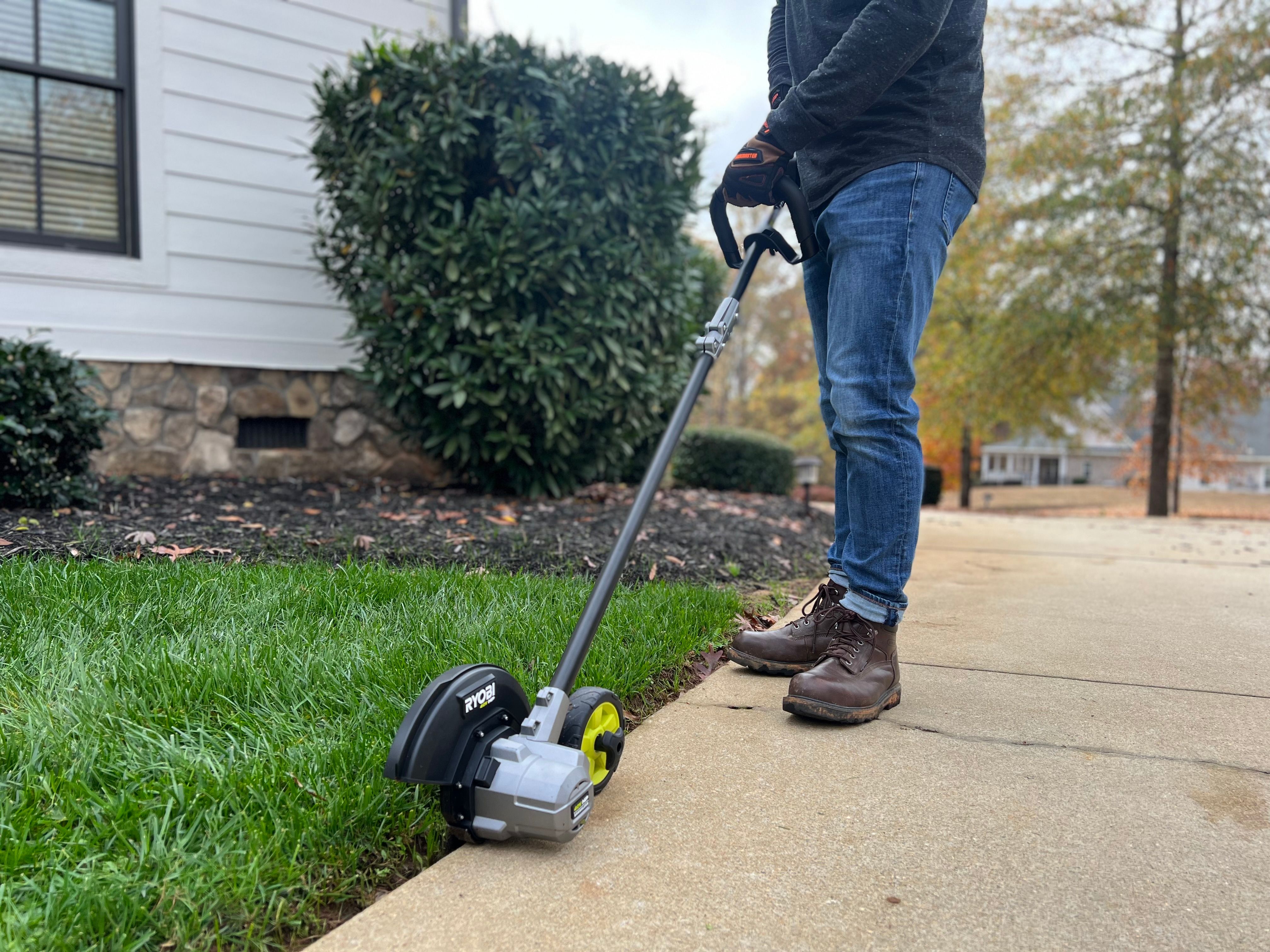 Electric edger ryobi sale