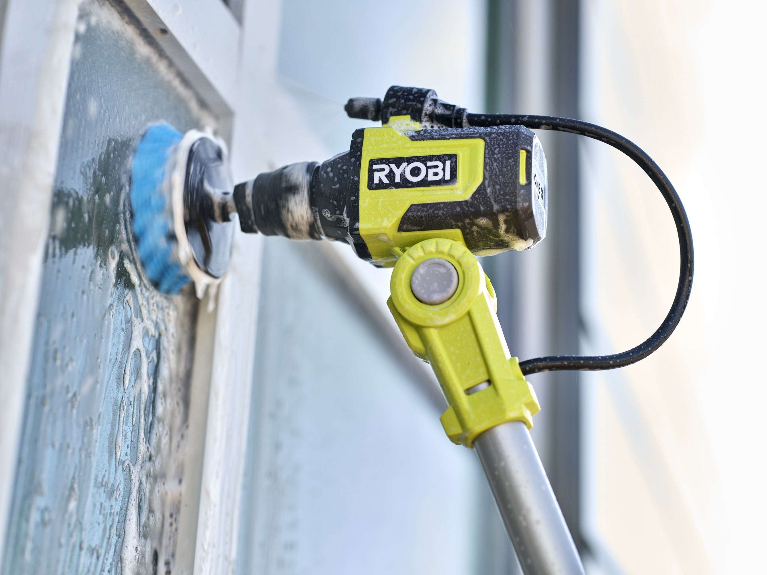 Compatible With RYOBI Hex Shank Scrubbers And Tools