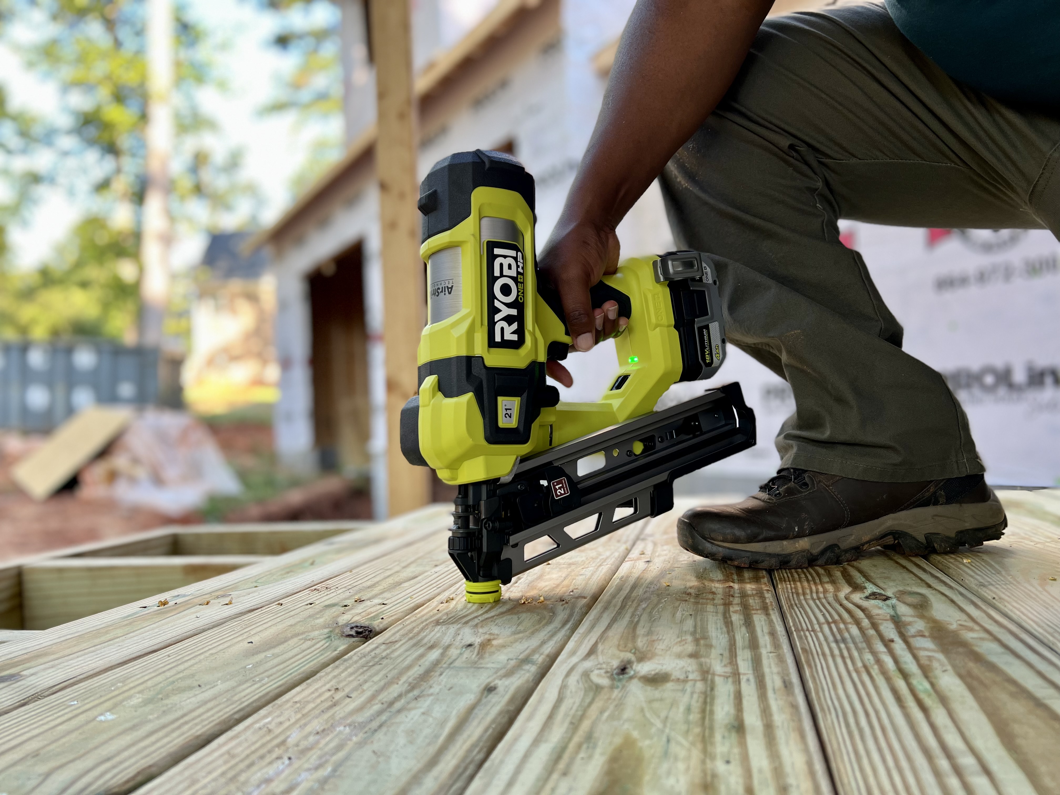 RYOBI ONE 18V 16Gauge Cordless AirStrike Finish Nailer with Cordless  MultiTool Tools Only P326PCL430B  The Home Depot