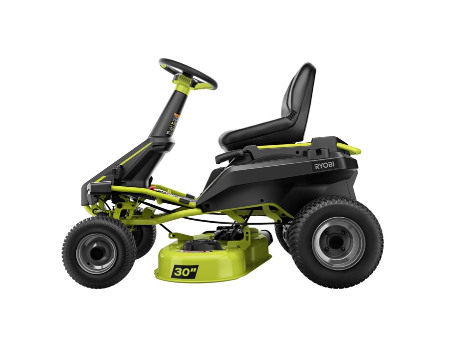 Ryobi battery best sale riding mower