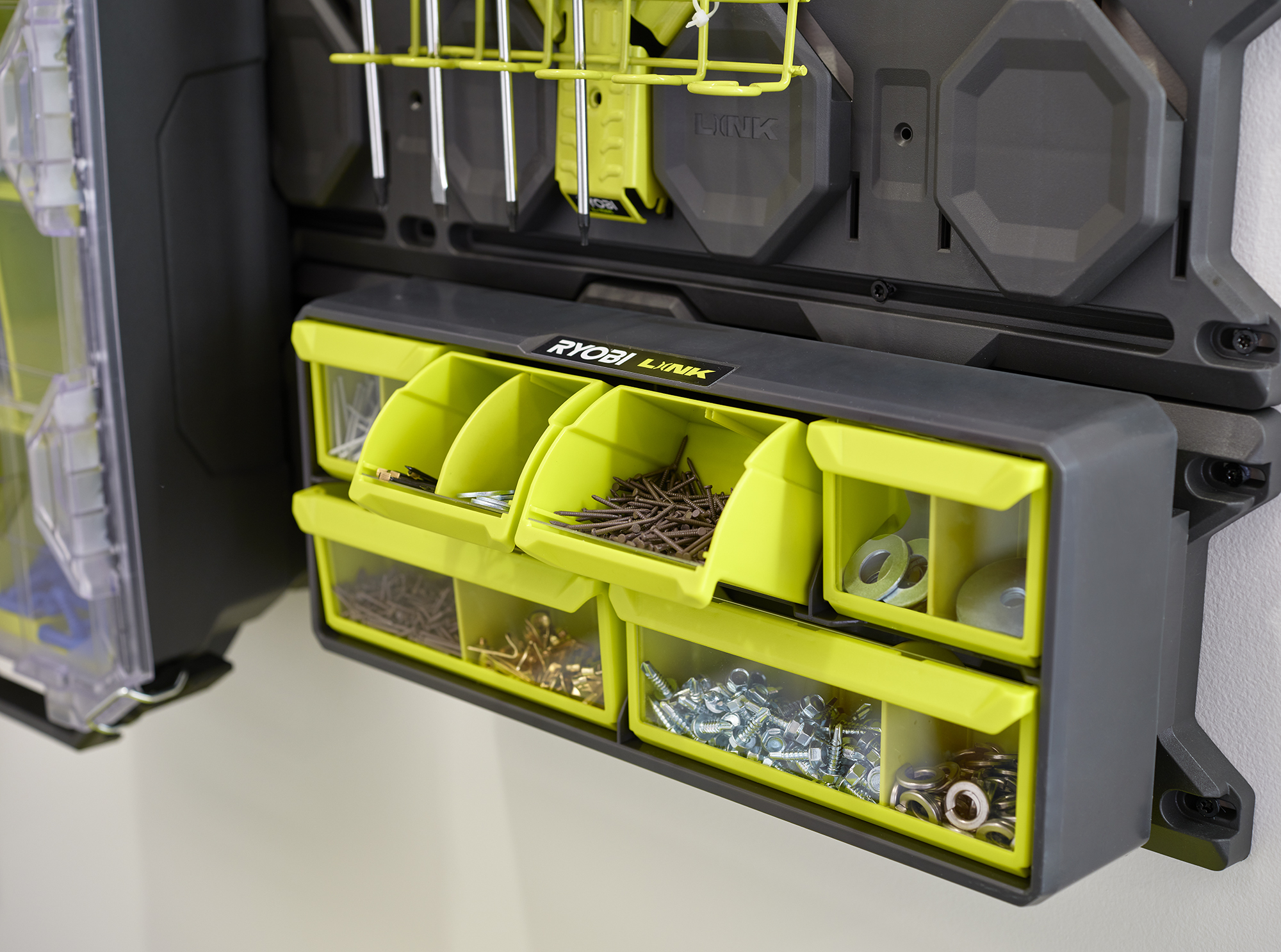 LINK WALL SMALL PARTS ORGANIZER - RYOBI Tools