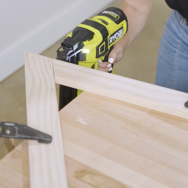 assembling the dog house frames