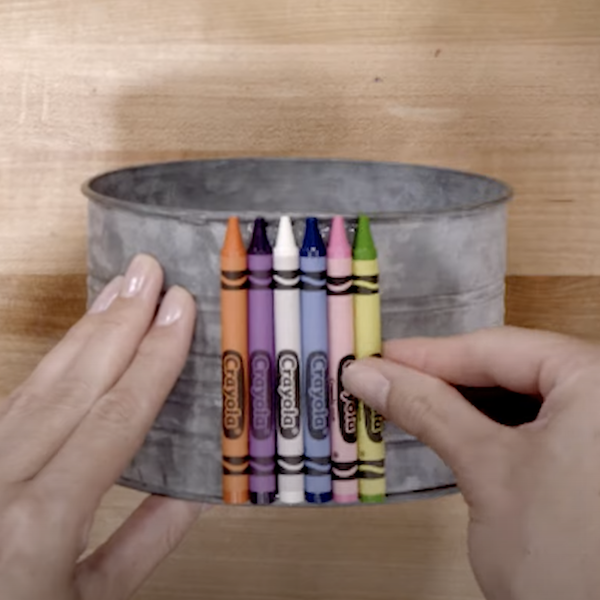 Placing multiple crayons