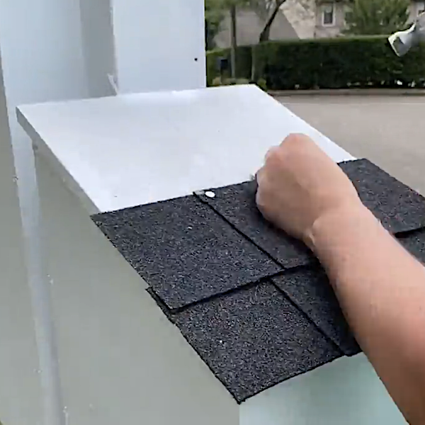 Attaching shingles