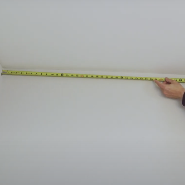 measuring the wall