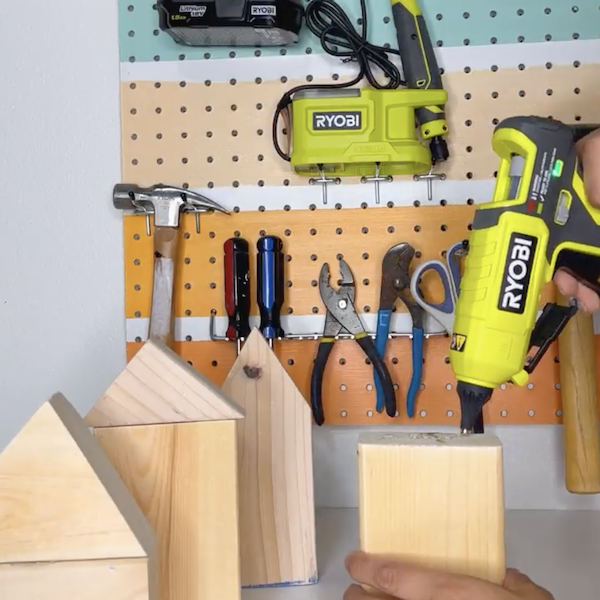 gluing roofs to houses