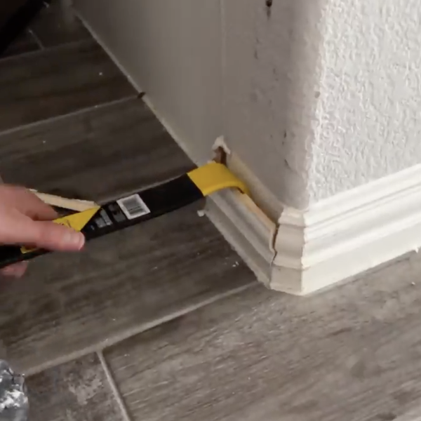 Removing crown molding