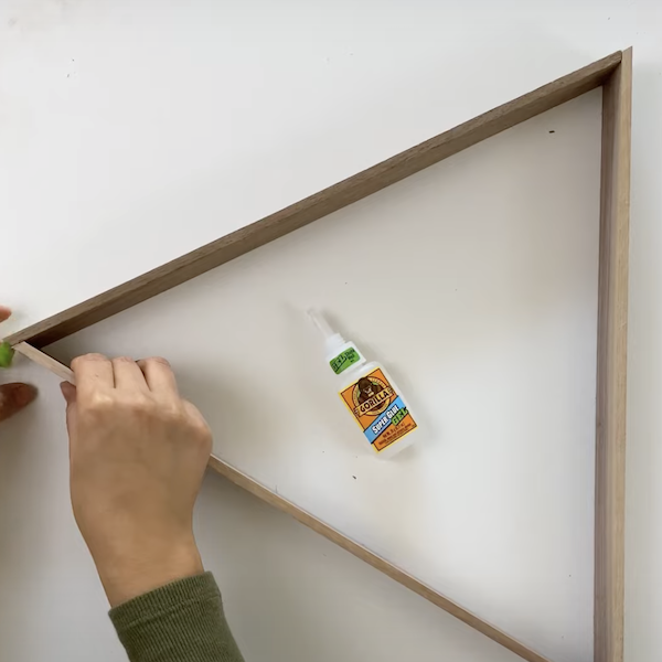 gluing wood together