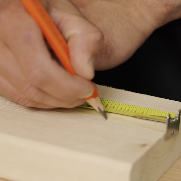 measuring the wood