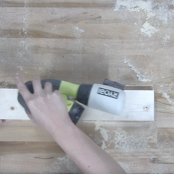 Sanding wood