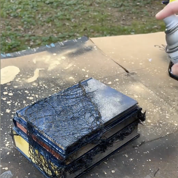 Spray painting books